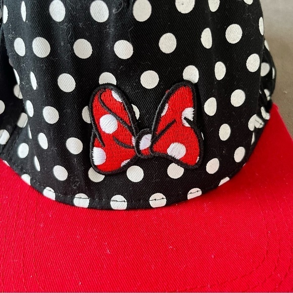 Disney Black and White Polka Dot Minnie Mouse Hat OS - Picture 2 of 5